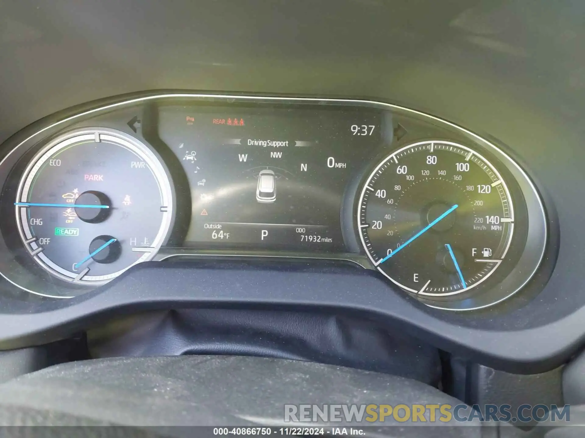 7 fotografías del automóvil dañado JTEAAAAH0NJ094969 TOYOTA VENZA 2022