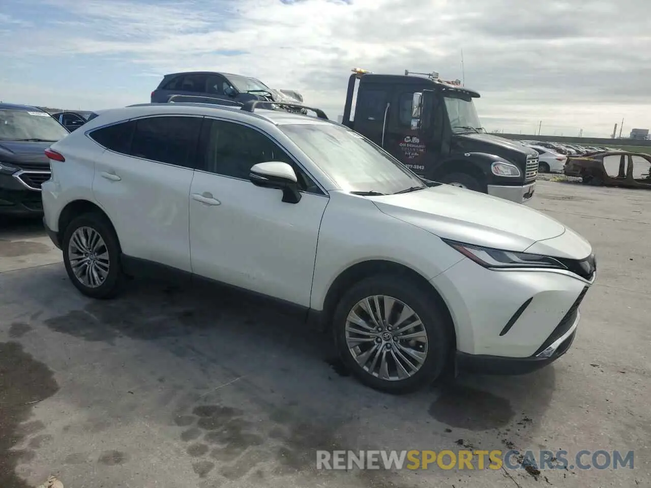 4 fotografías del automóvil dañado JTEAAAAH0NJ099640 TOYOTA VENZA 2022