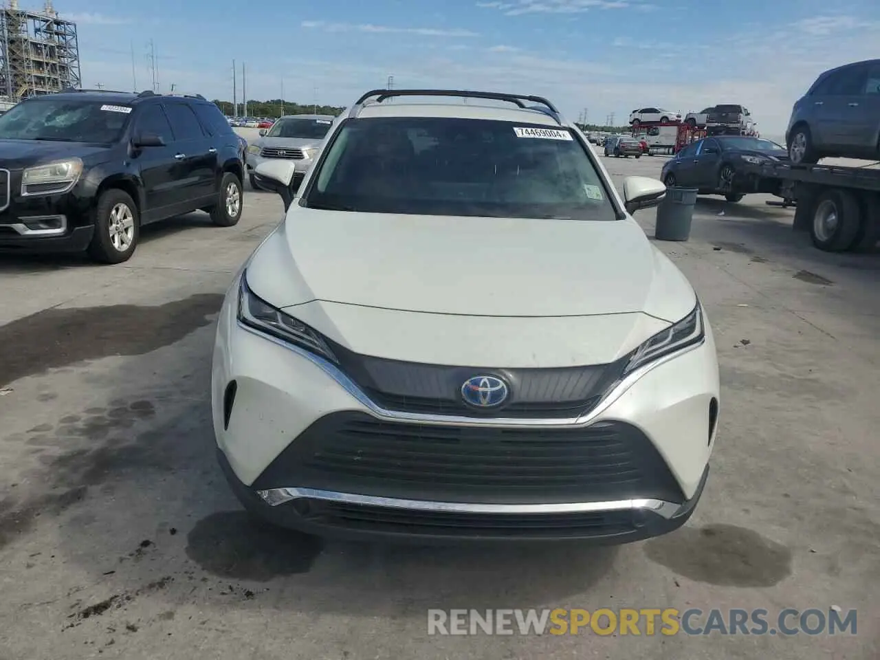 5 fotografías del automóvil dañado JTEAAAAH0NJ099640 TOYOTA VENZA 2022
