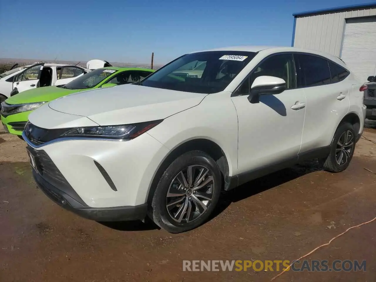 1 fotografías del automóvil dañado JTEAAAAH0NJ103931 TOYOTA VENZA 2022
