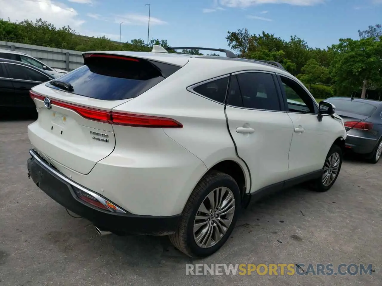 4 fotografías del automóvil dañado JTEAAAAH1NJ087402 TOYOTA VENZA 2022