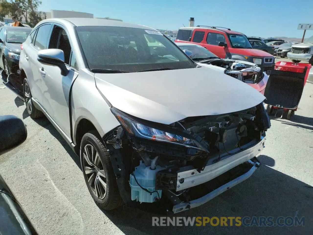 1 fotografías del automóvil dañado JTEAAAAH1NJ093765 TOYOTA VENZA 2022