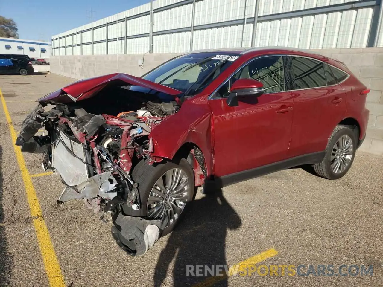 1 fotografías del automóvil dañado JTEAAAAH1NJ094107 TOYOTA VENZA 2022