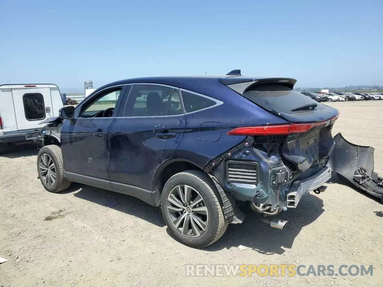 2 fotografías del automóvil dañado JTEAAAAH1NJ104604 TOYOTA VENZA 2022
