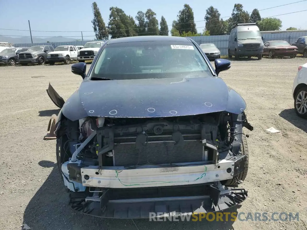 5 fotografías del automóvil dañado JTEAAAAH1NJ104604 TOYOTA VENZA 2022