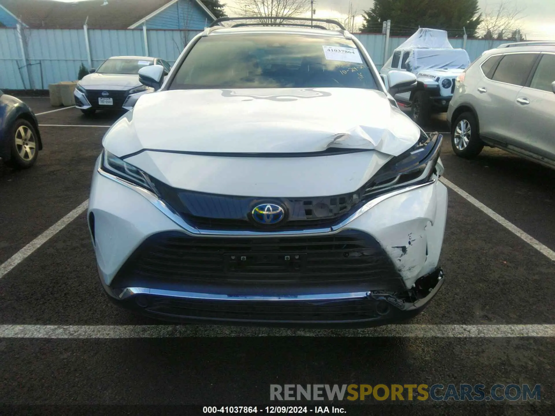 12 fotografías del automóvil dañado JTEAAAAH1NJ105610 TOYOTA VENZA 2022