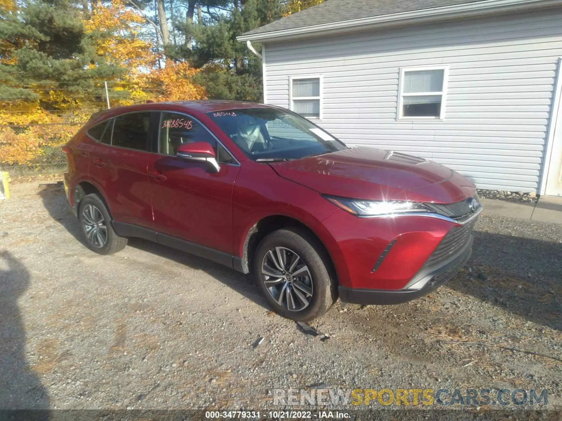 1 fotografías del automóvil dañado JTEAAAAH1NJ106563 TOYOTA VENZA 2022