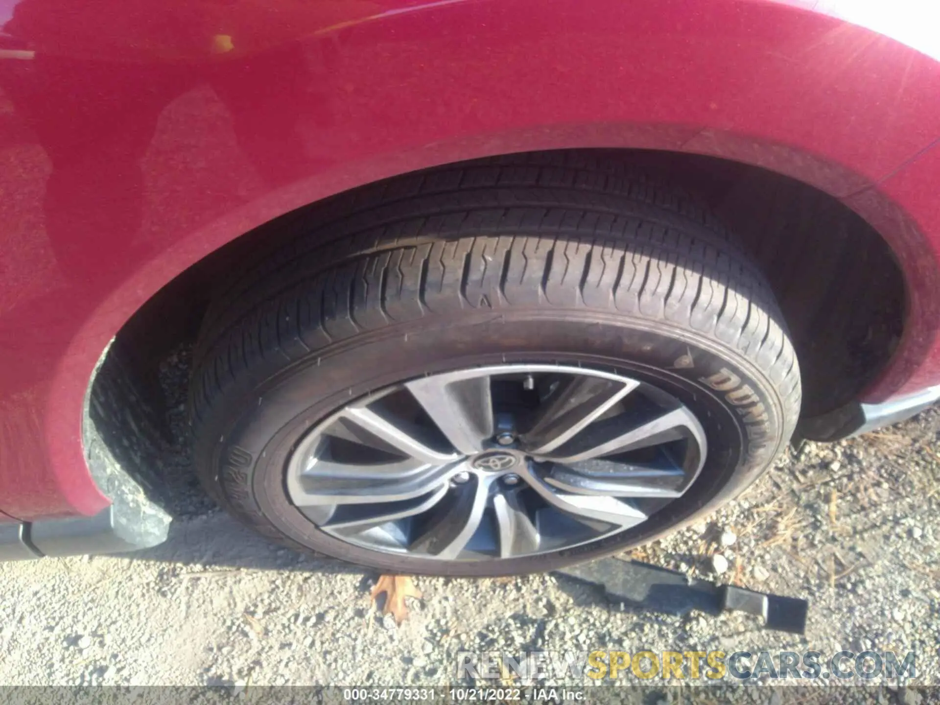 14 fotografías del automóvil dañado JTEAAAAH1NJ106563 TOYOTA VENZA 2022
