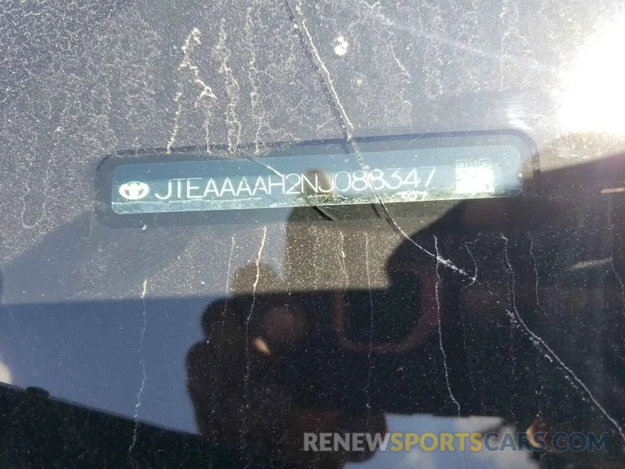 13 fotografías del automóvil dañado JTEAAAAH2NJ088347 TOYOTA VENZA 2022