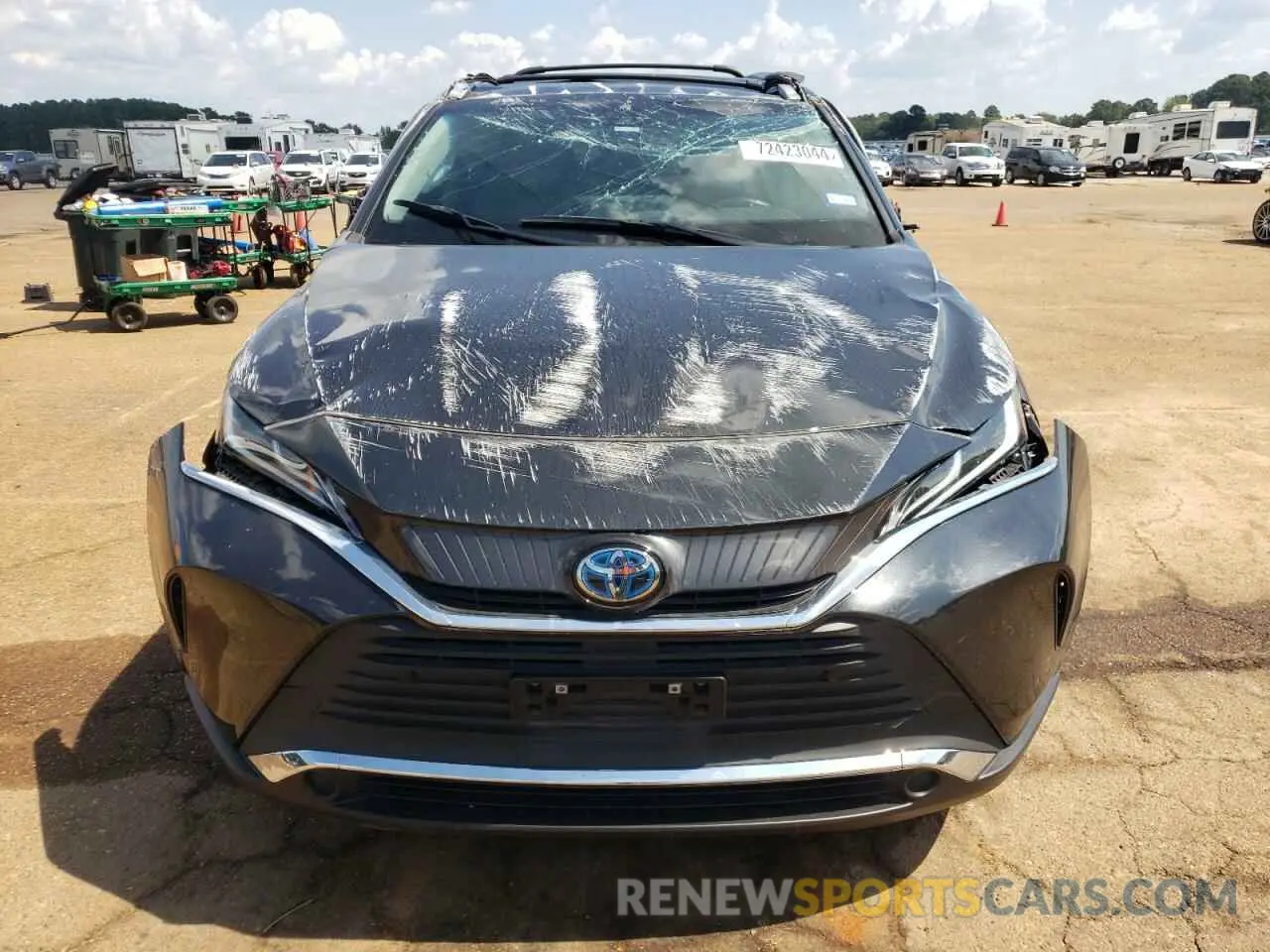 5 fotografías del automóvil dañado JTEAAAAH2NJ088347 TOYOTA VENZA 2022