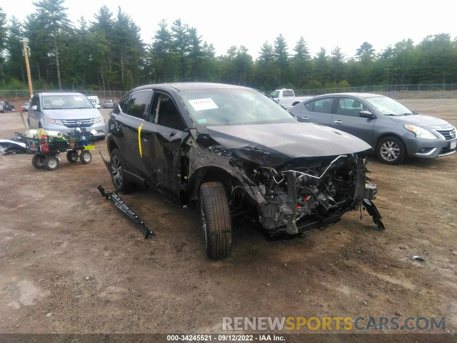 1 fotografías del automóvil dañado JTEAAAAH3NJ087238 TOYOTA VENZA 2022