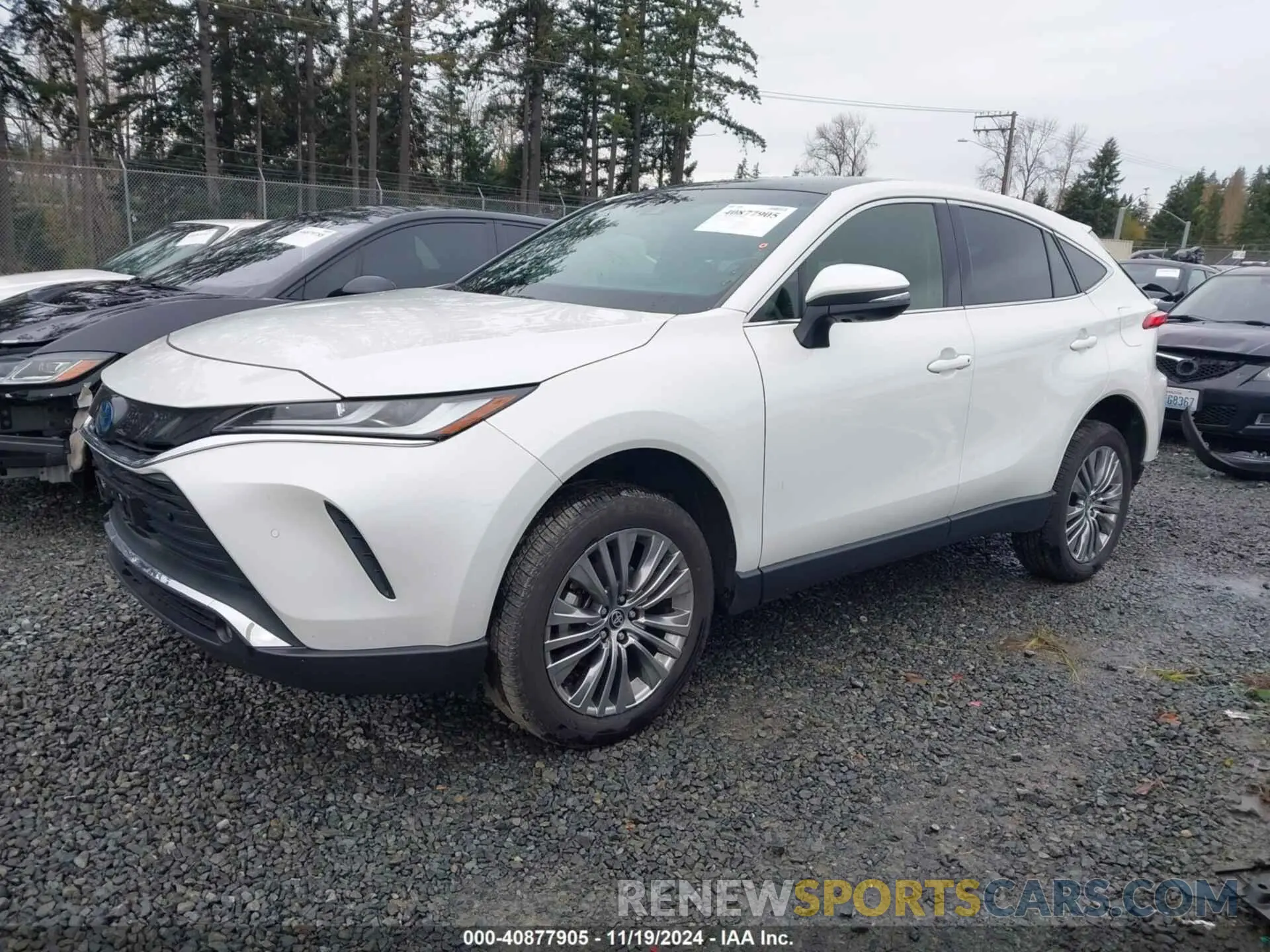 2 fotografías del automóvil dañado JTEAAAAH3NJ090396 TOYOTA VENZA 2022