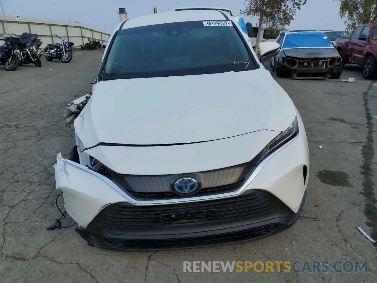 5 fotografías del automóvil dañado JTEAAAAH3NJ093735 TOYOTA VENZA 2022