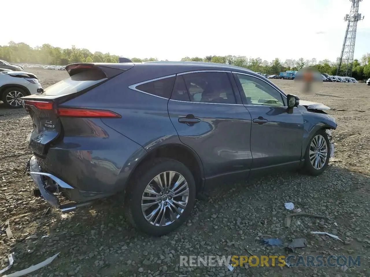 3 fotografías del automóvil dañado JTEAAAAH3NJ097140 TOYOTA VENZA 2022