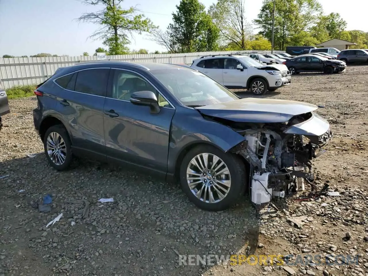 4 fotografías del automóvil dañado JTEAAAAH3NJ097140 TOYOTA VENZA 2022