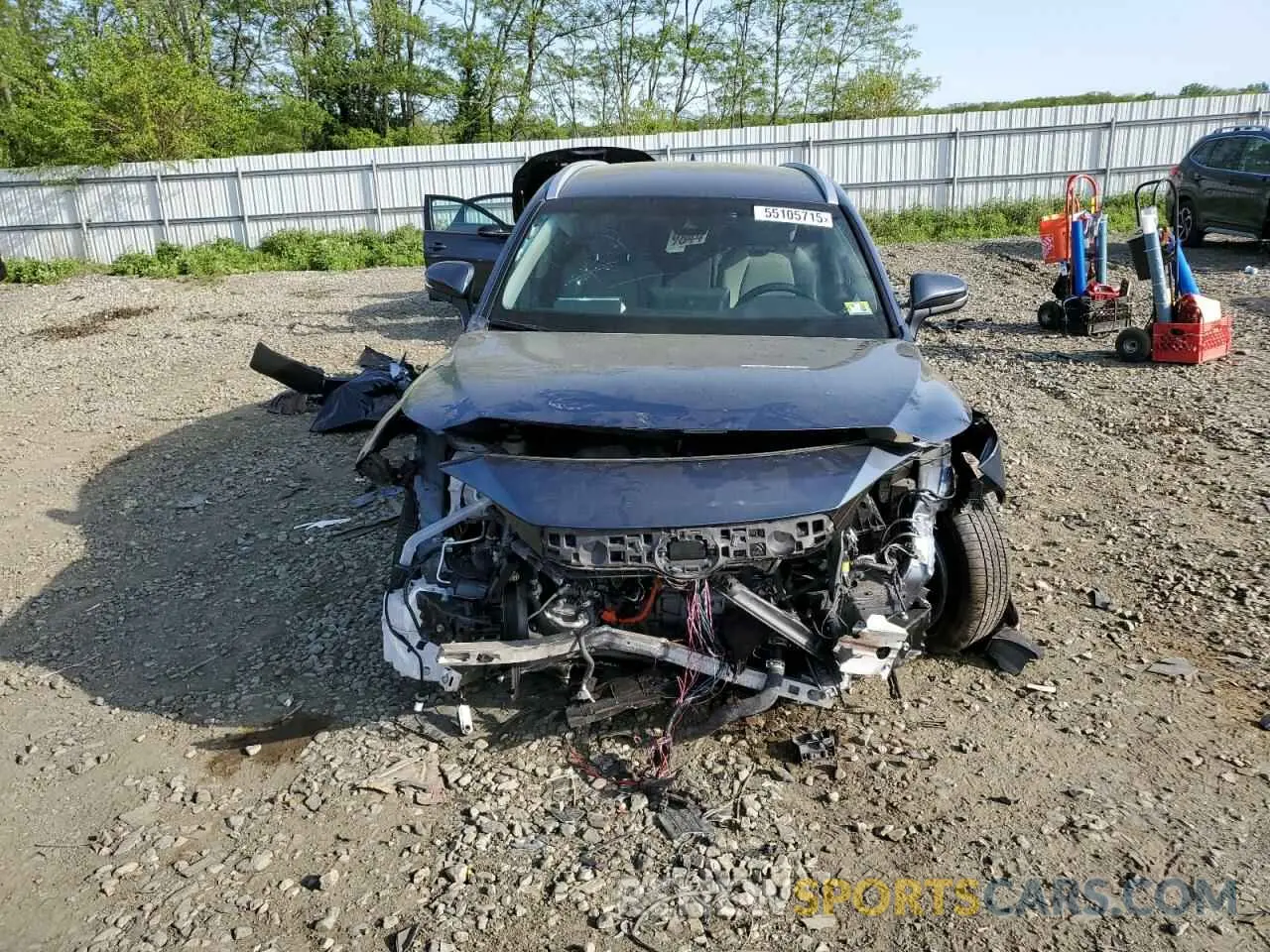 5 fotografías del automóvil dañado JTEAAAAH3NJ097140 TOYOTA VENZA 2022