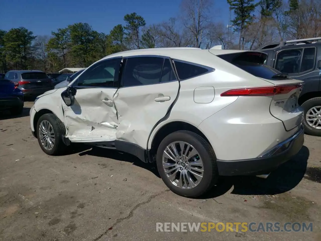 2 fotografías del automóvil dañado JTEAAAAH4NJ099849 TOYOTA VENZA 2022