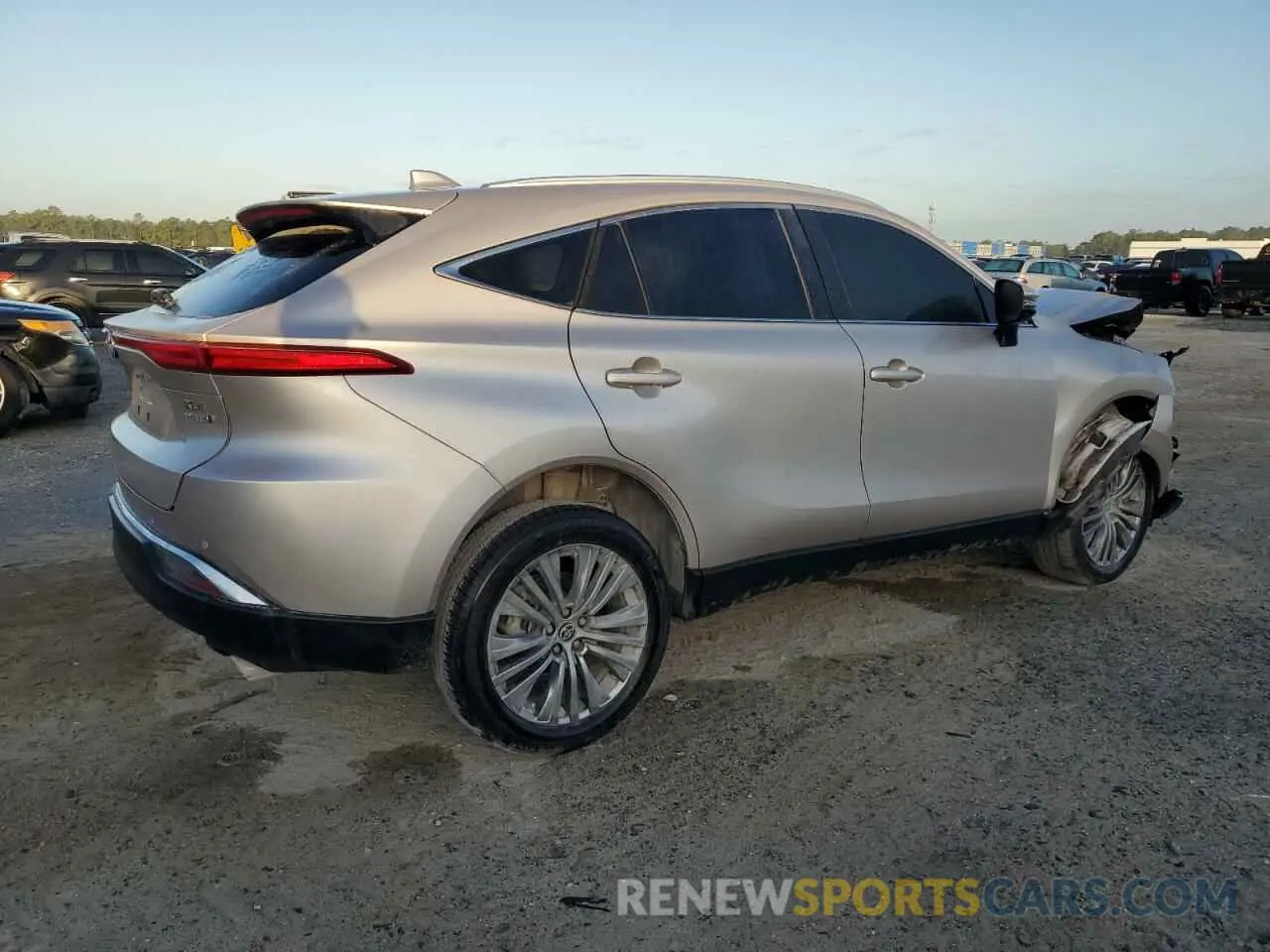 3 fotografías del automóvil dañado JTEAAAAH4NJ114589 TOYOTA VENZA 2022