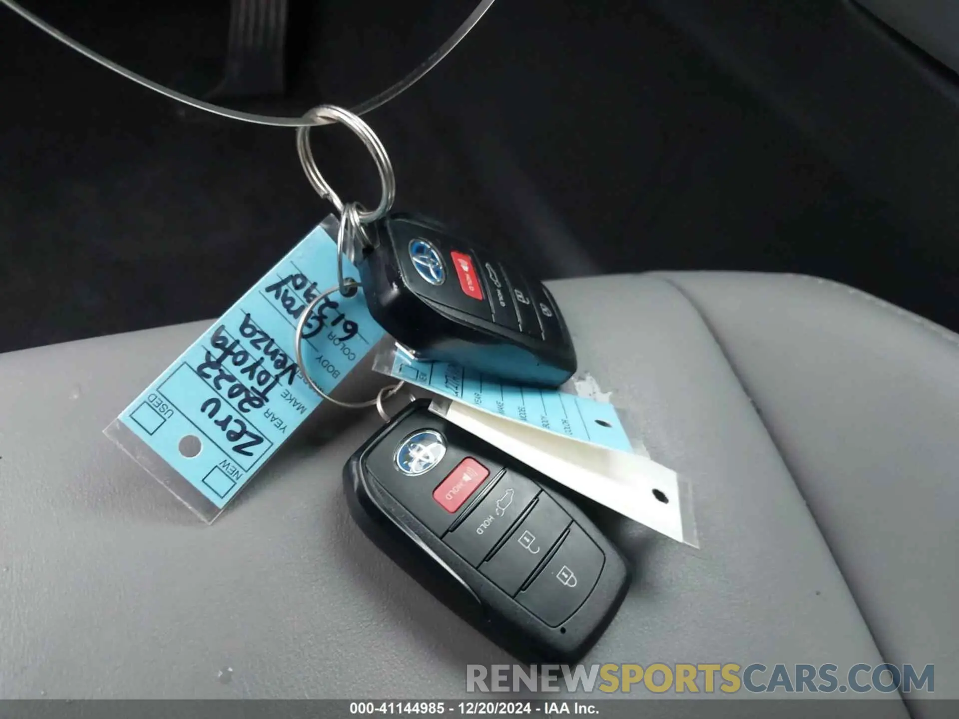 11 fotografías del automóvil dañado JTEAAAAH4NJ115953 TOYOTA VENZA 2022