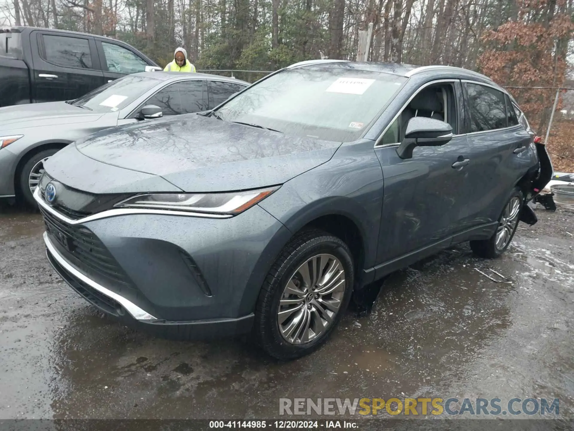 2 fotografías del automóvil dañado JTEAAAAH4NJ115953 TOYOTA VENZA 2022