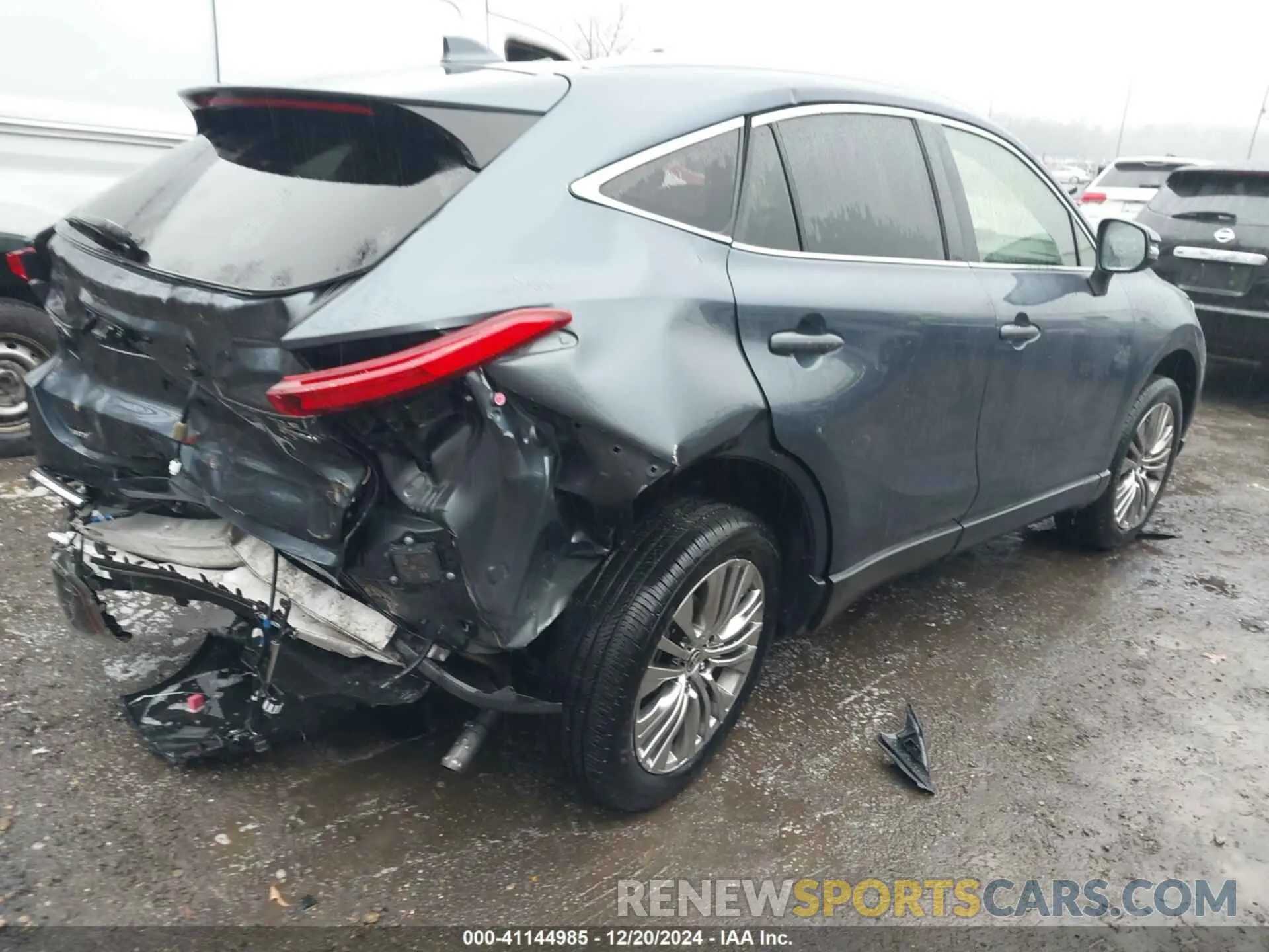 4 fotografías del automóvil dañado JTEAAAAH4NJ115953 TOYOTA VENZA 2022