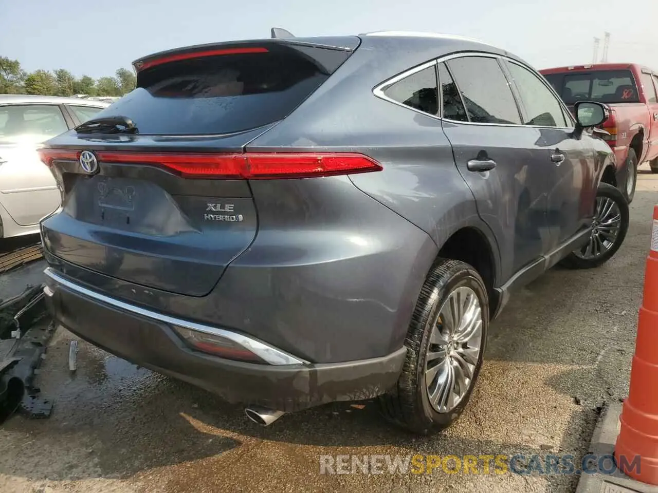 3 fotografías del automóvil dañado JTEAAAAH5NJ091386 TOYOTA VENZA 2022