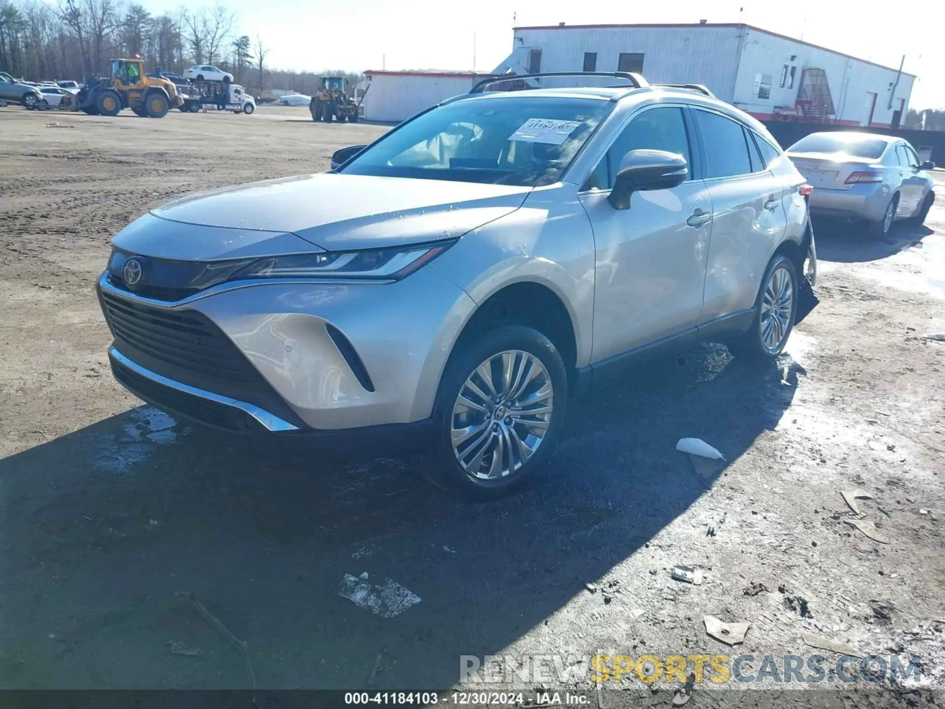 2 fotografías del automóvil dañado JTEAAAAH5NJ102810 TOYOTA VENZA 2022