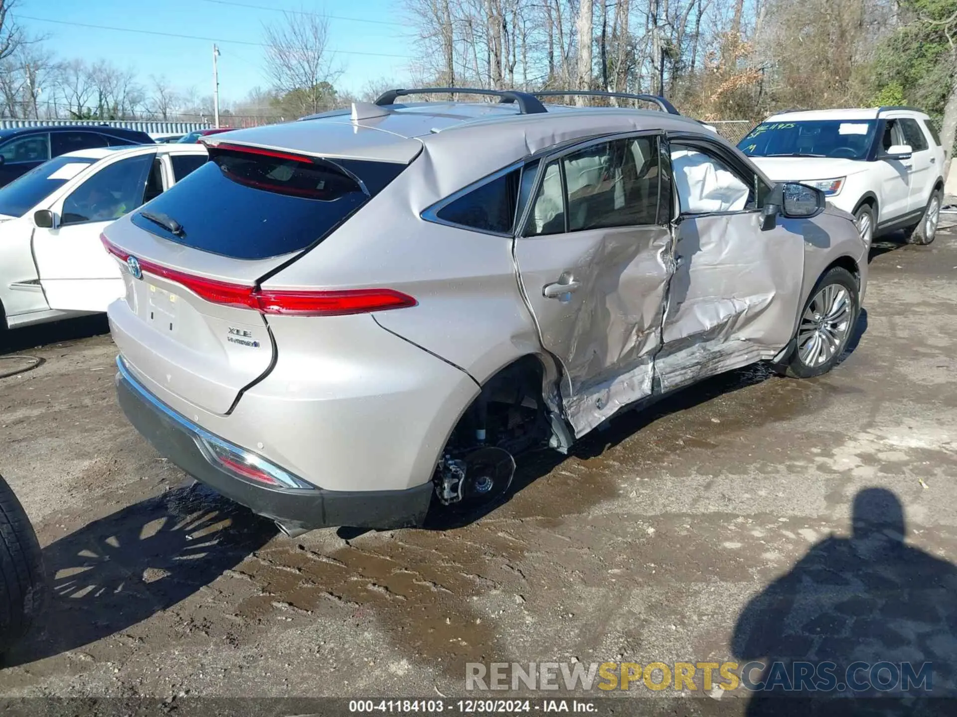 4 fotografías del automóvil dañado JTEAAAAH5NJ102810 TOYOTA VENZA 2022