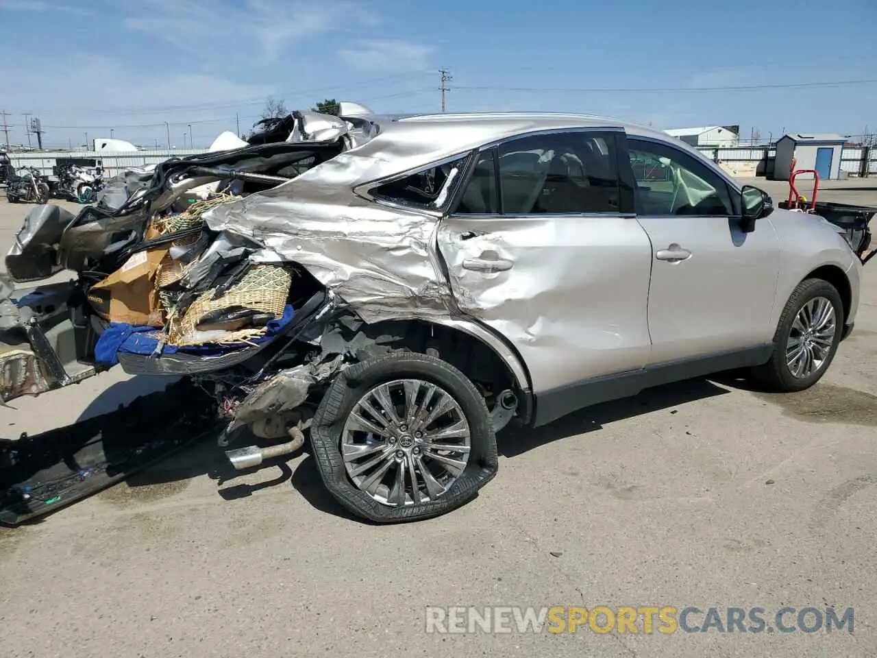 3 fotografías del automóvil dañado JTEAAAAH5NJ103293 TOYOTA VENZA 2022