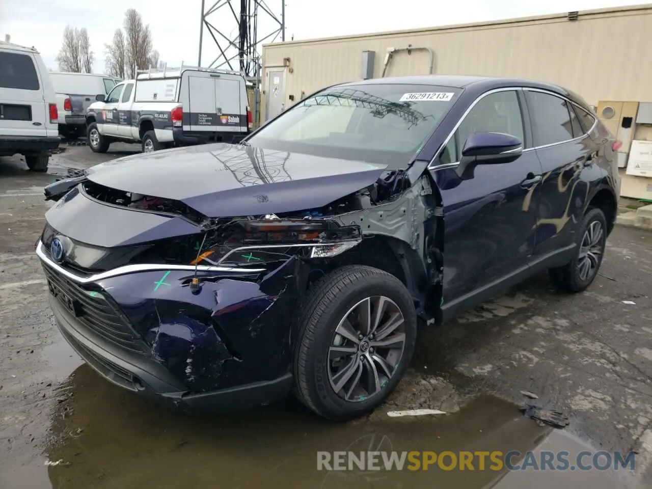 1 fotografías del automóvil dañado JTEAAAAH5NJ110468 TOYOTA VENZA 2022