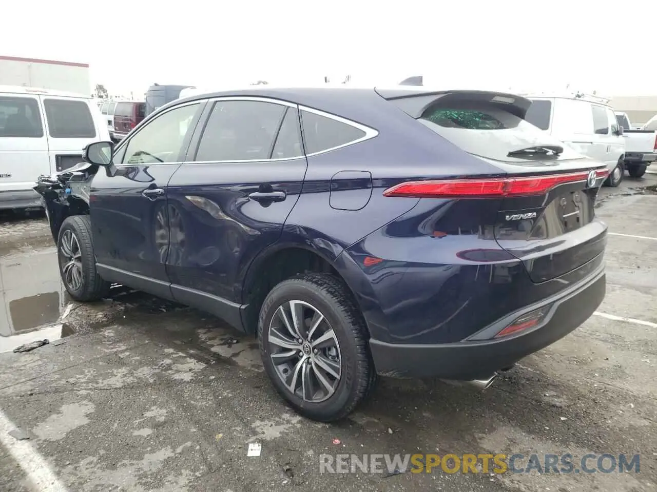 2 fotografías del automóvil dañado JTEAAAAH5NJ110468 TOYOTA VENZA 2022