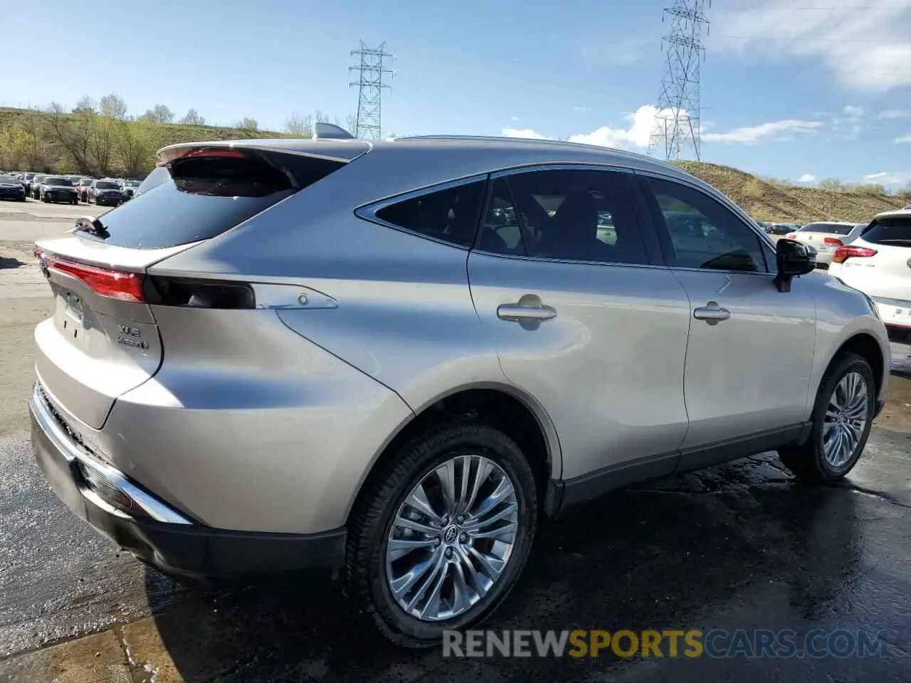 3 fotografías del automóvil dañado JTEAAAAH5NJ115458 TOYOTA VENZA 2022