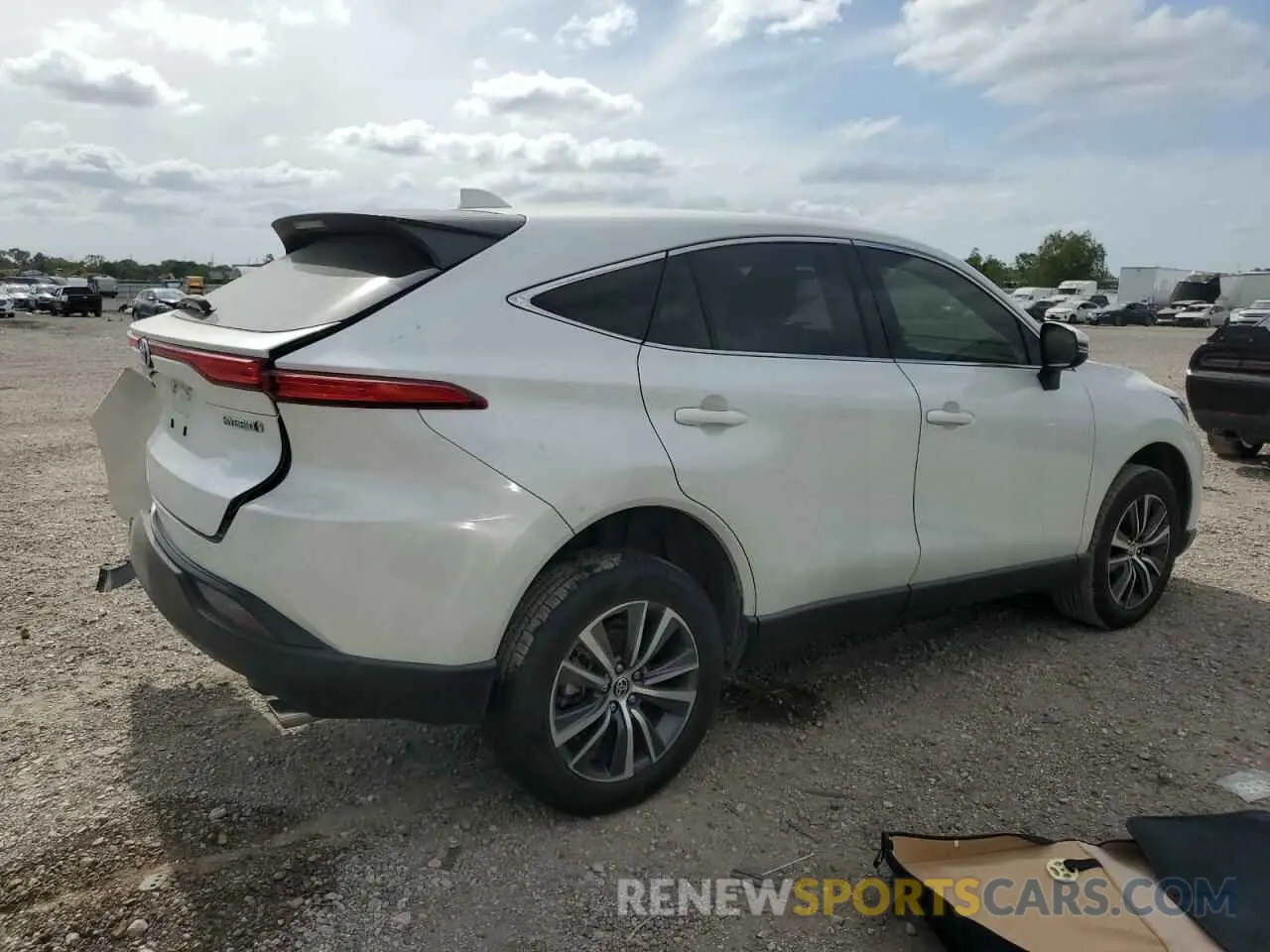 3 fotografías del automóvil dañado JTEAAAAH6NJ105330 TOYOTA VENZA 2022