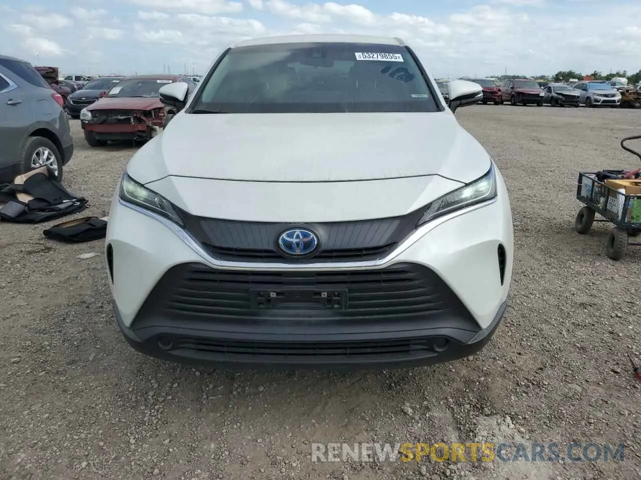 5 fotografías del automóvil dañado JTEAAAAH6NJ105330 TOYOTA VENZA 2022