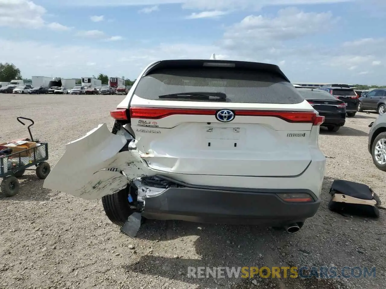 6 fotografías del automóvil dañado JTEAAAAH6NJ105330 TOYOTA VENZA 2022