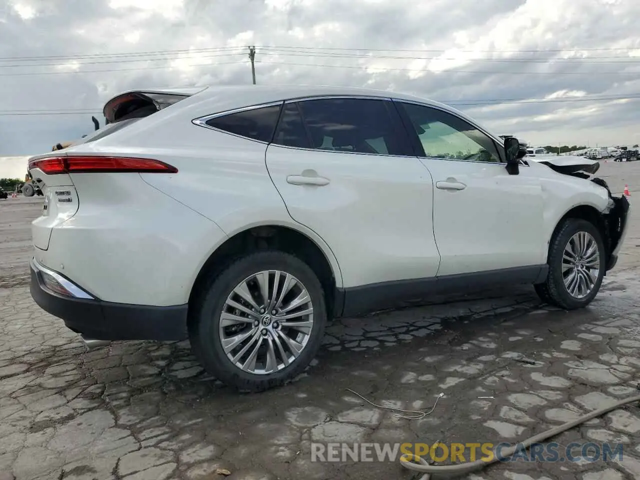 3 fotografías del automóvil dañado JTEAAAAH6NJ107417 TOYOTA VENZA 2022