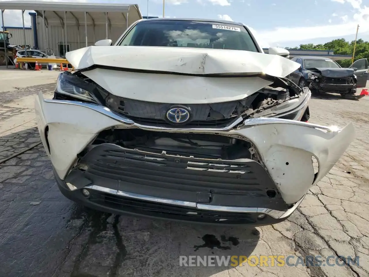 5 fotografías del automóvil dañado JTEAAAAH6NJ107417 TOYOTA VENZA 2022
