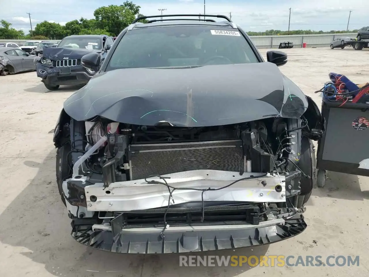 5 fotografías del automóvil dañado JTEAAAAH6NJ115775 TOYOTA VENZA 2022