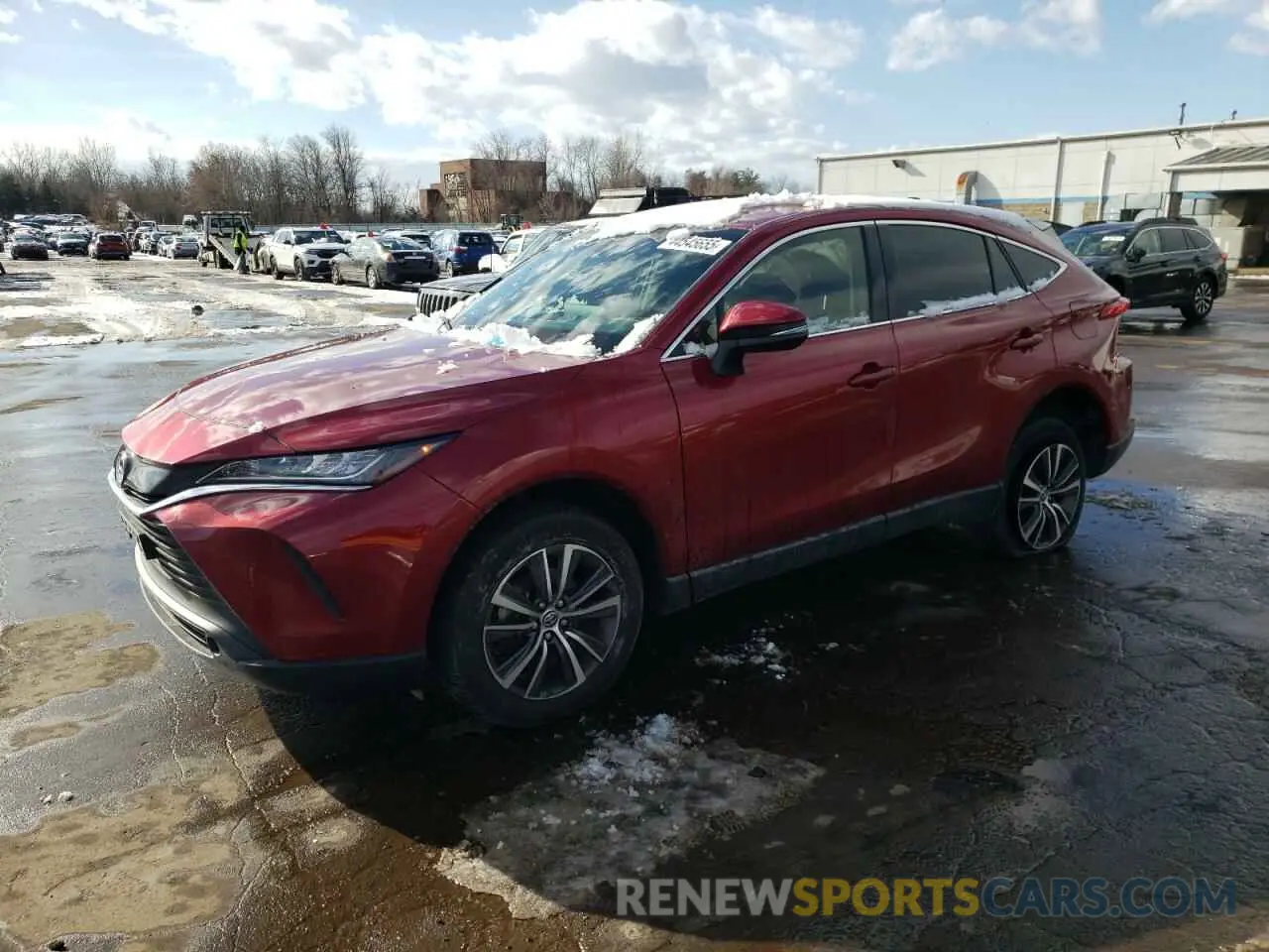 1 fotografías del automóvil dañado JTEAAAAH7NJ088697 TOYOTA VENZA 2022