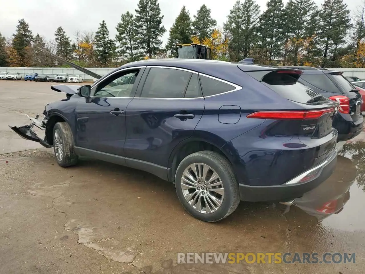 2 fotografías del automóvil dañado JTEAAAAH7NJ102517 TOYOTA VENZA 2022