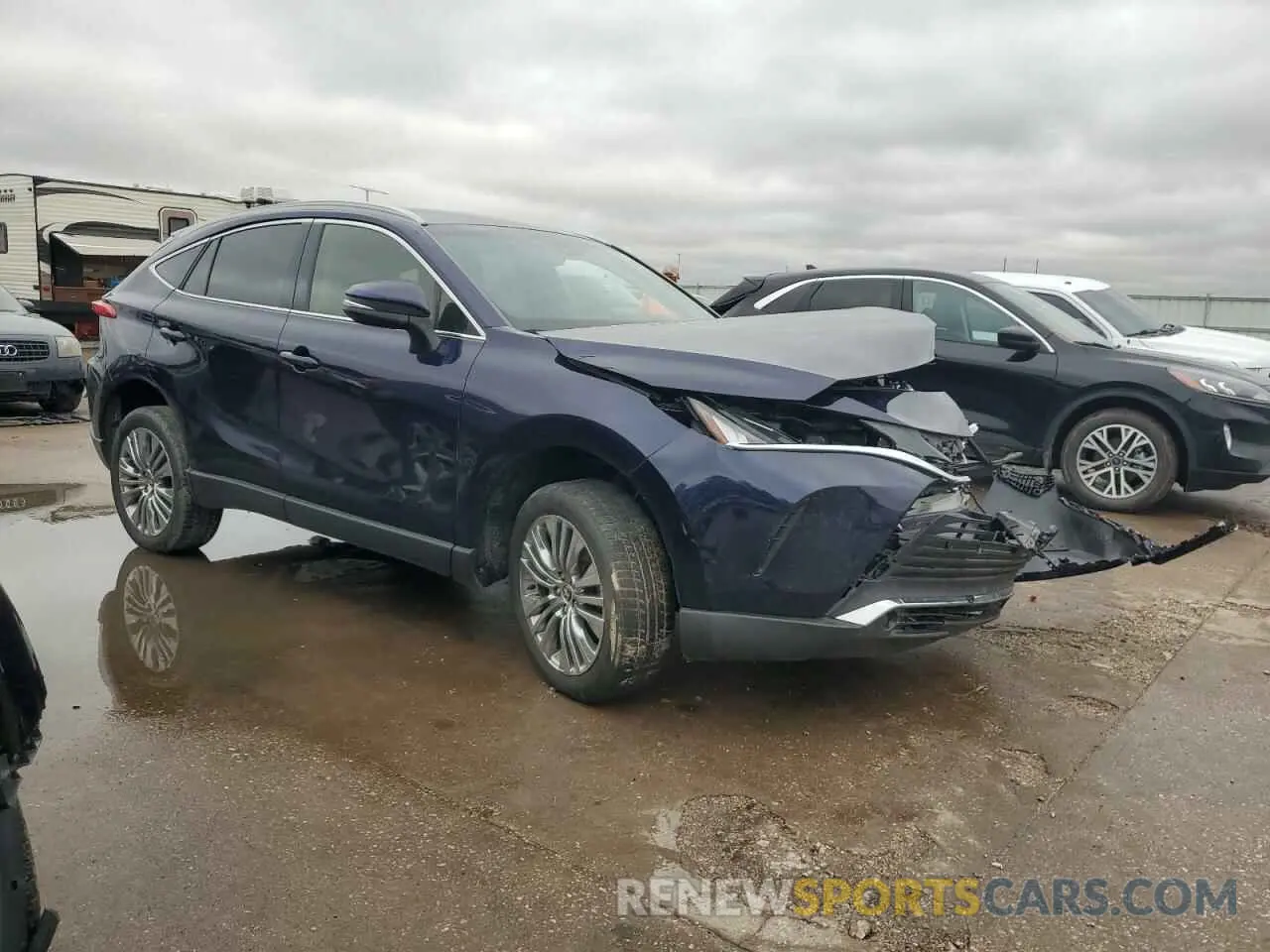 4 fotografías del automóvil dañado JTEAAAAH7NJ102517 TOYOTA VENZA 2022