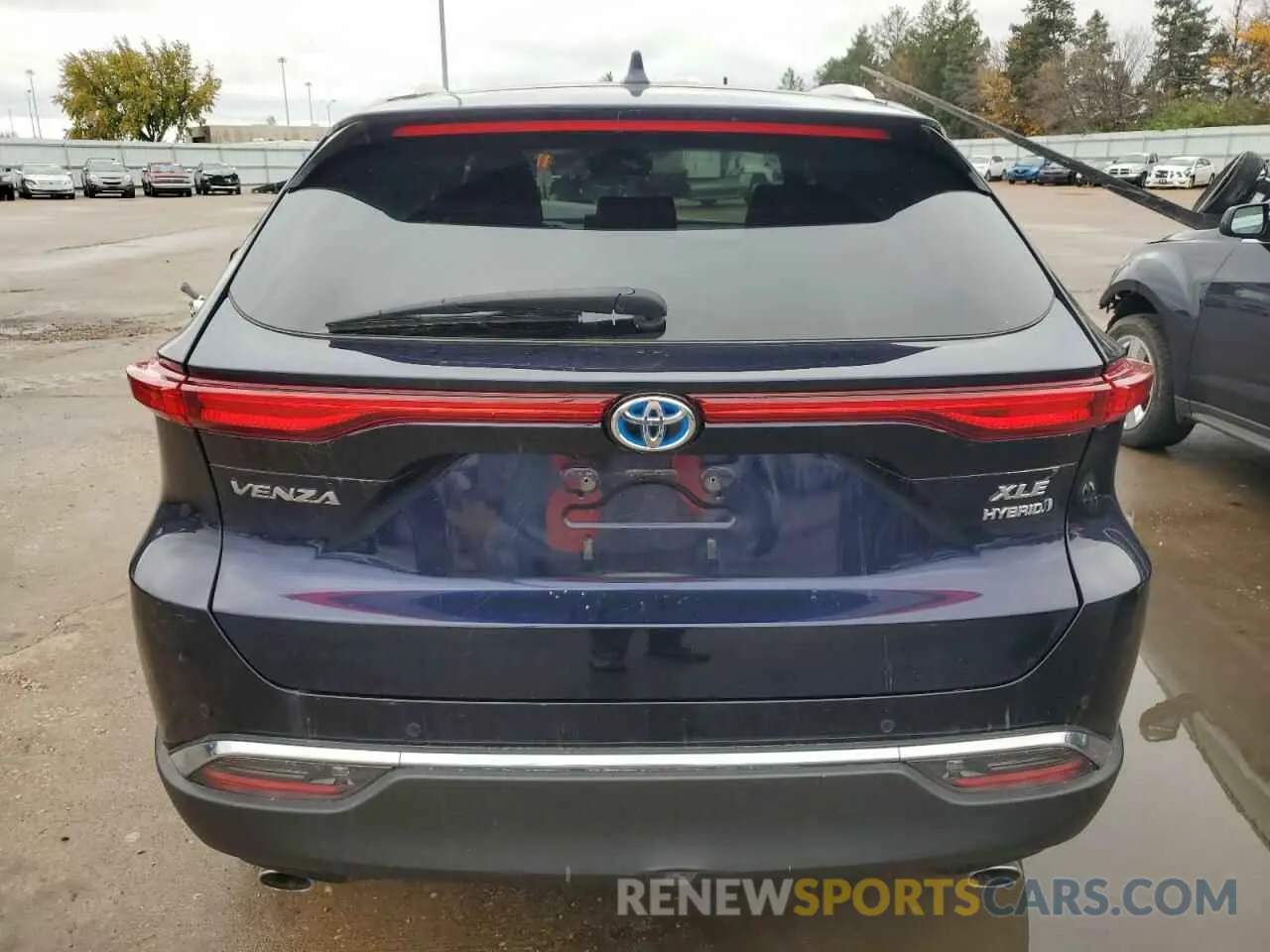 6 fotografías del automóvil dañado JTEAAAAH7NJ102517 TOYOTA VENZA 2022