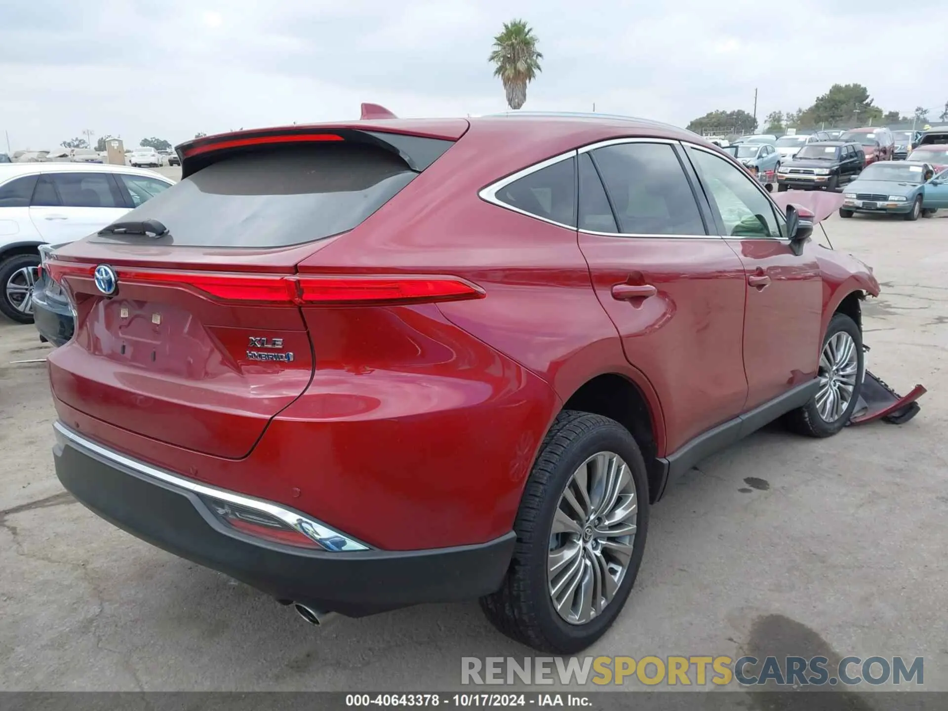 4 fotografías del automóvil dañado JTEAAAAH8NJ097733 TOYOTA VENZA 2022