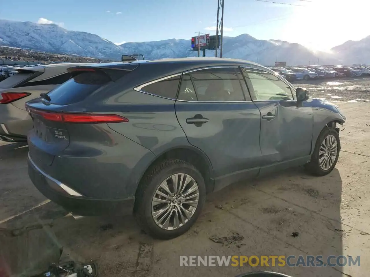 3 fotografías del automóvil dañado JTEAAAAH8NJ106589 TOYOTA VENZA 2022