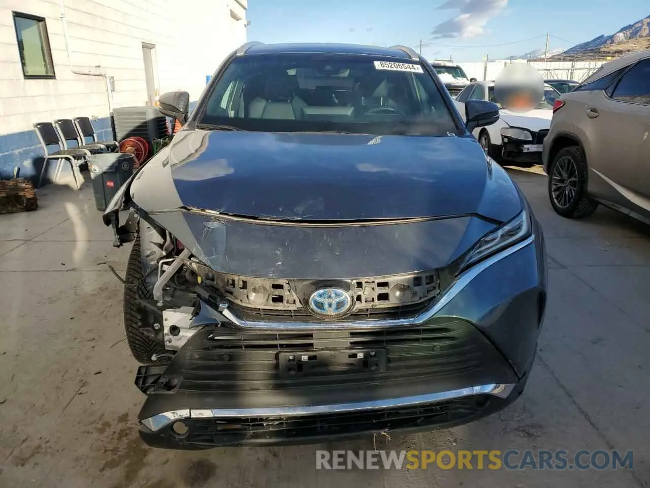 5 fotografías del automóvil dañado JTEAAAAH8NJ106589 TOYOTA VENZA 2022