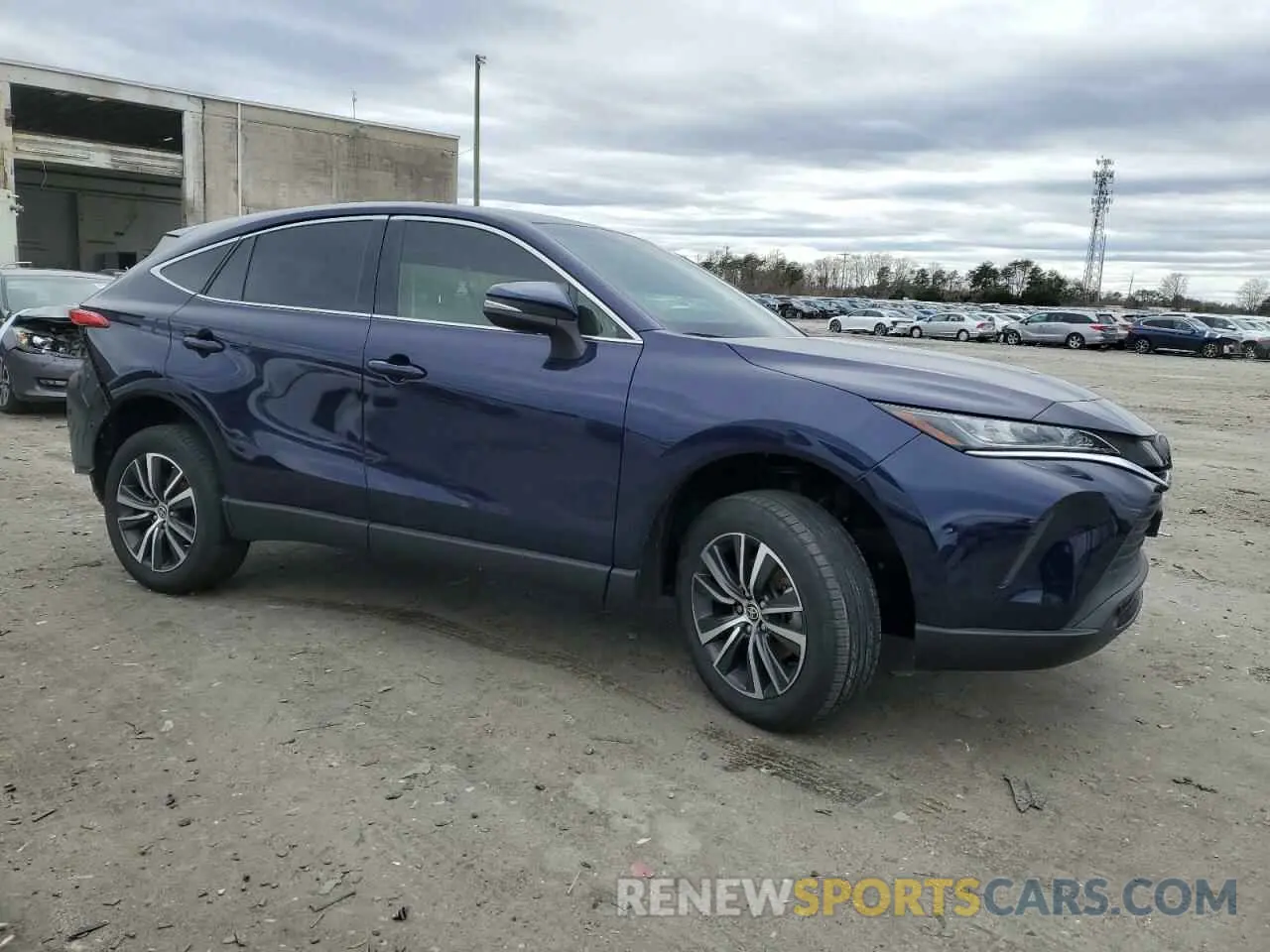 4 fotografías del automóvil dañado JTEAAAAH8NJ117950 TOYOTA VENZA 2022
