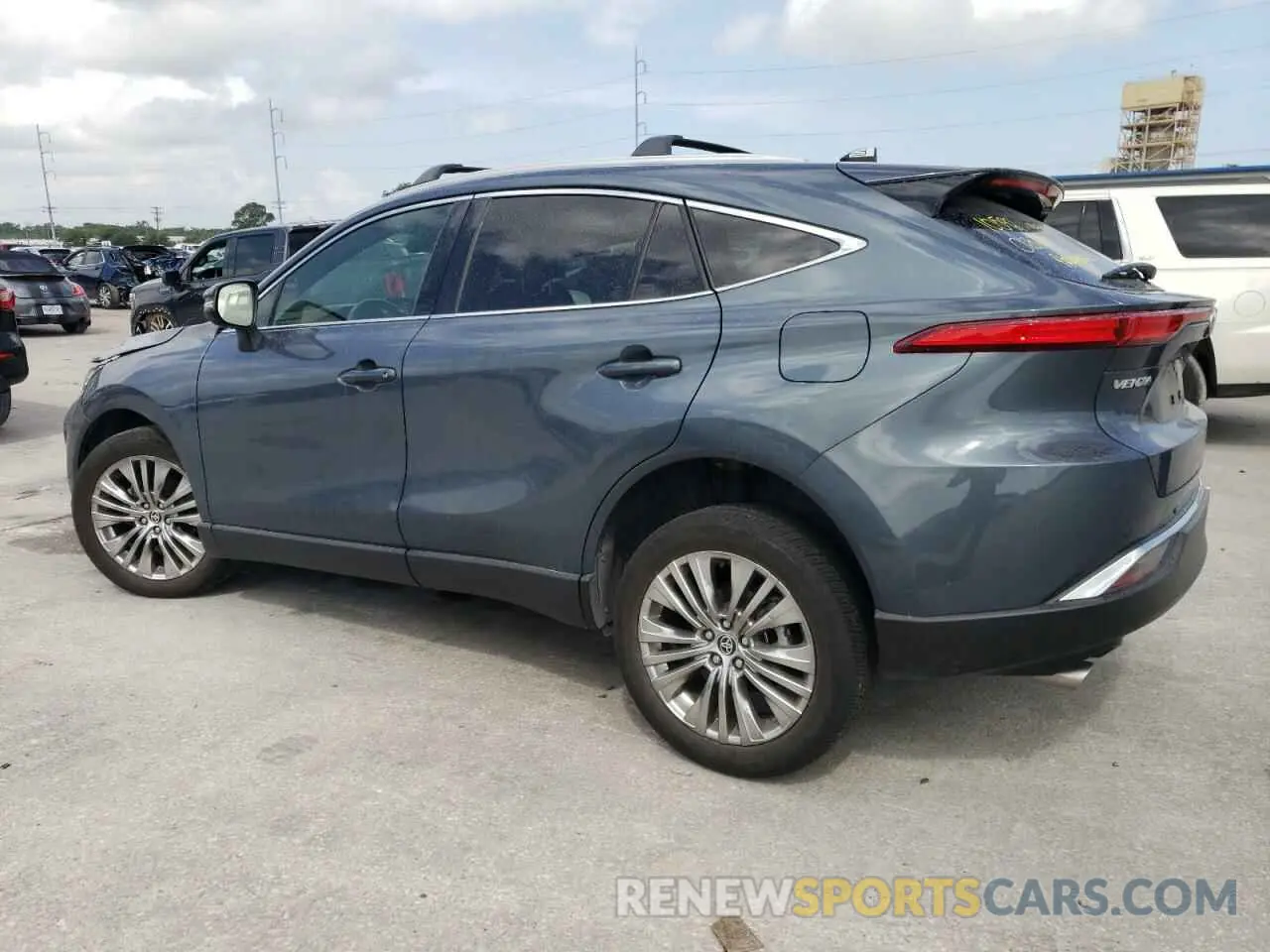 2 fotografías del automóvil dañado JTEAAAAH9NJ089866 TOYOTA VENZA 2022