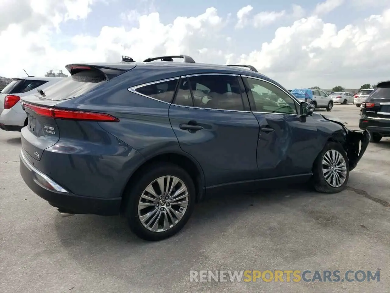 3 fotografías del automóvil dañado JTEAAAAH9NJ089866 TOYOTA VENZA 2022