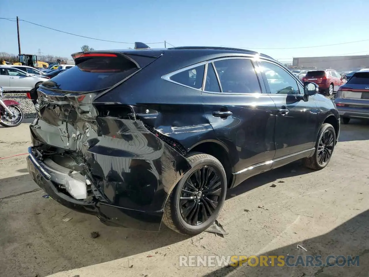3 fotografías del automóvil dañado JTEAAAAH0PJ145938 TOYOTA VENZA 2023