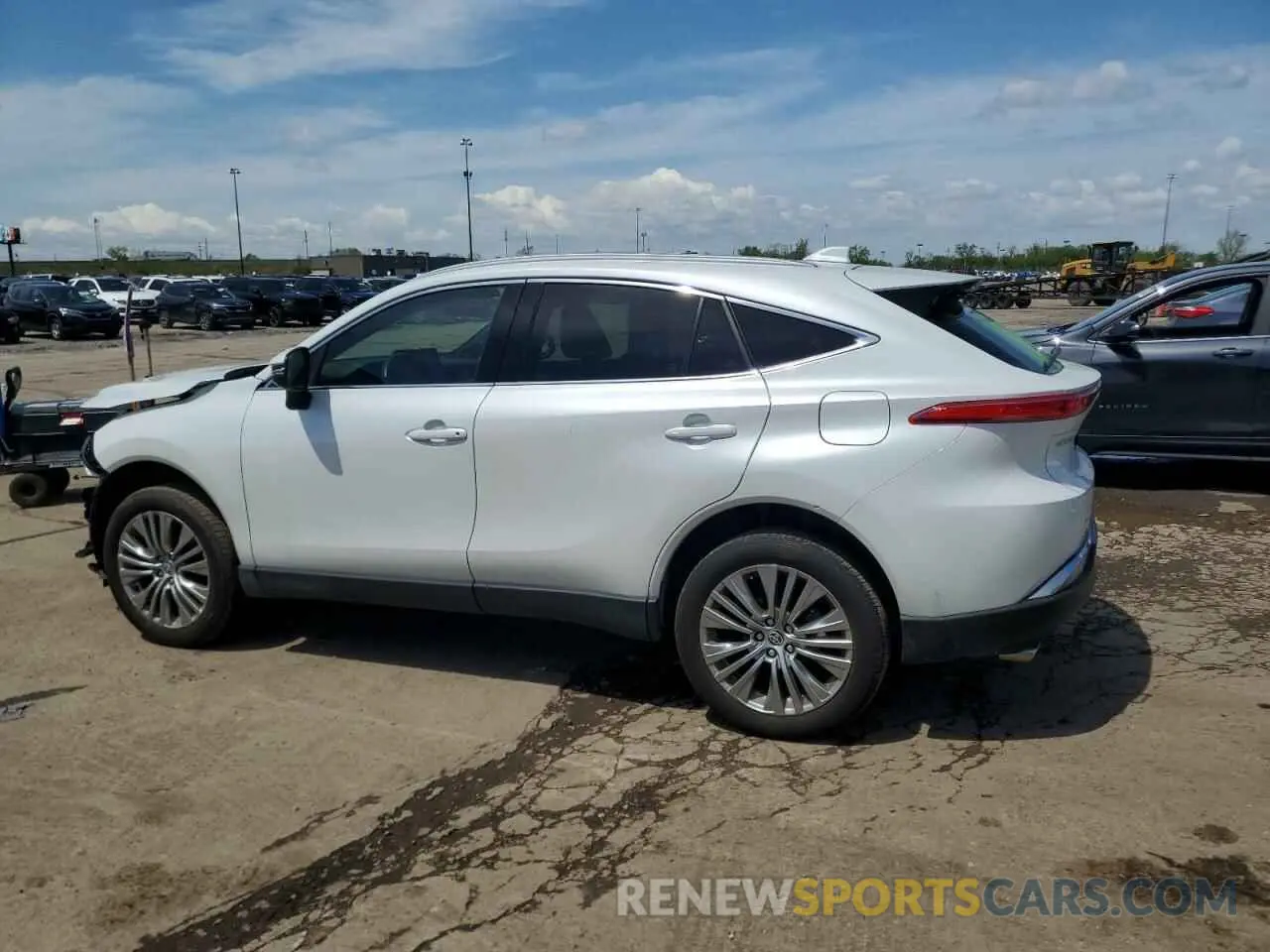 2 fotografías del automóvil dañado JTEAAAAH1PJ136777 TOYOTA VENZA 2023